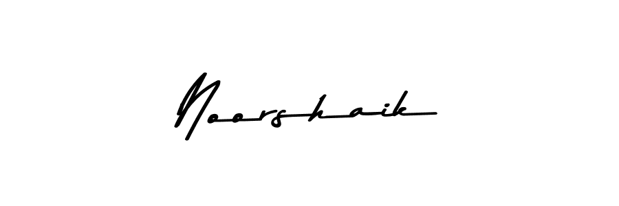 Make a beautiful signature design for name Noorshaik. With this signature (Asem Kandis PERSONAL USE) style, you can create a handwritten signature for free. Noorshaik signature style 9 images and pictures png