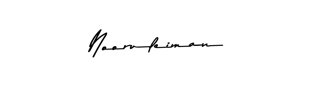 Use a signature maker to create a handwritten signature online. With this signature software, you can design (Asem Kandis PERSONAL USE) your own signature for name Nooruleiman. Nooruleiman signature style 9 images and pictures png