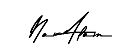 See photos of Nor Alom official signature. Check more albums & portfolios. Read reviews & check more about Asem Kandis PERSONAL USE font. Nor Alom signature style 9 images and pictures png
