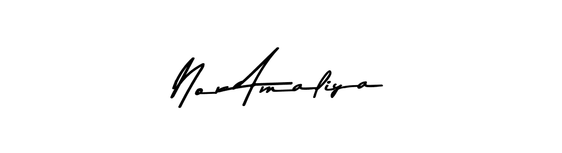 How to make Nor Amaliya signature? Asem Kandis PERSONAL USE is a professional autograph style. Create handwritten signature for Nor Amaliya name. Nor Amaliya signature style 9 images and pictures png