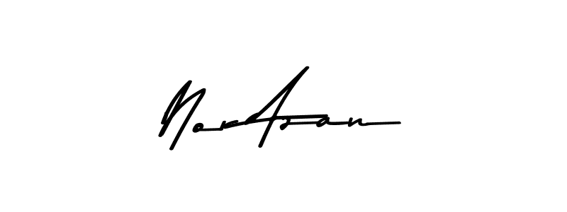 Nor Azan stylish signature style. Best Handwritten Sign (Asem Kandis PERSONAL USE) for my name. Handwritten Signature Collection Ideas for my name Nor Azan. Nor Azan signature style 9 images and pictures png