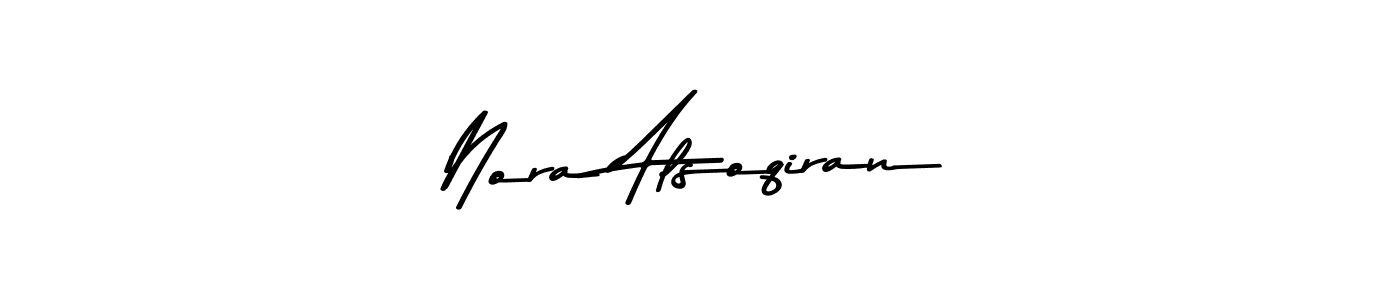 Asem Kandis PERSONAL USE is a professional signature style that is perfect for those who want to add a touch of class to their signature. It is also a great choice for those who want to make their signature more unique. Get Nora Alsoqiran name to fancy signature for free. Nora Alsoqiran signature style 9 images and pictures png