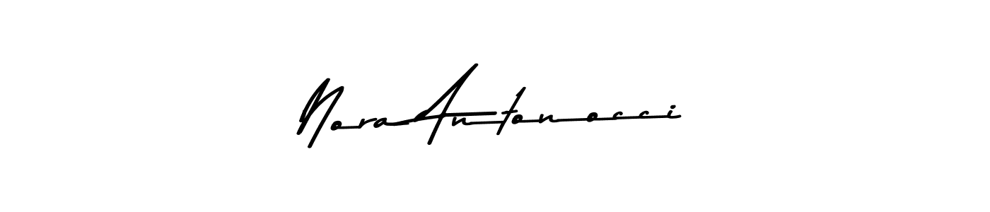 Use a signature maker to create a handwritten signature online. With this signature software, you can design (Asem Kandis PERSONAL USE) your own signature for name Nora Antonocci. Nora Antonocci signature style 9 images and pictures png