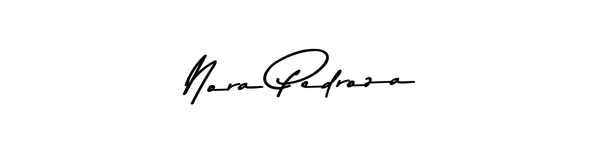 Make a beautiful signature design for name Nora Pedroza. Use this online signature maker to create a handwritten signature for free. Nora Pedroza signature style 9 images and pictures png