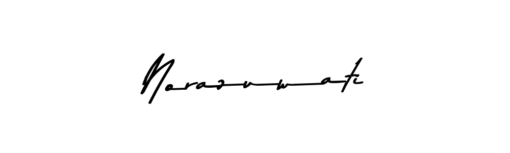 Norazuwati stylish signature style. Best Handwritten Sign (Asem Kandis PERSONAL USE) for my name. Handwritten Signature Collection Ideas for my name Norazuwati. Norazuwati signature style 9 images and pictures png