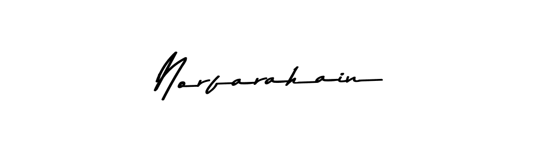 Similarly Asem Kandis PERSONAL USE is the best handwritten signature design. Signature creator online .You can use it as an online autograph creator for name Norfarahain. Norfarahain signature style 9 images and pictures png