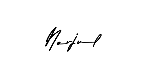 You should practise on your own different ways (Asem Kandis PERSONAL USE) to write your name (Norjul) in signature. don't let someone else do it for you. Norjul signature style 9 images and pictures png