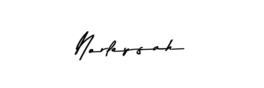 You should practise on your own different ways (Asem Kandis PERSONAL USE) to write your name (Norleysah) in signature. don't let someone else do it for you. Norleysah signature style 9 images and pictures png