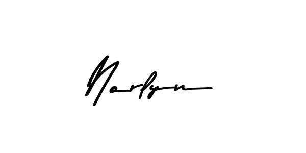 Design your own signature with our free online signature maker. With this signature software, you can create a handwritten (Asem Kandis PERSONAL USE) signature for name Norlyn. Norlyn signature style 9 images and pictures png