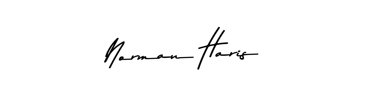 Make a beautiful signature design for name Norman Haris. With this signature (Asem Kandis PERSONAL USE) style, you can create a handwritten signature for free. Norman Haris signature style 9 images and pictures png