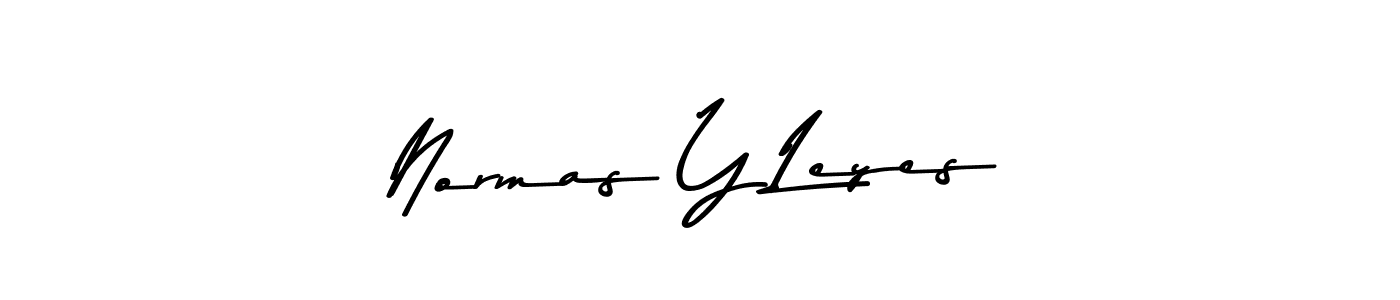 Make a beautiful signature design for name Normas Y Leyes. With this signature (Asem Kandis PERSONAL USE) style, you can create a handwritten signature for free. Normas Y Leyes signature style 9 images and pictures png