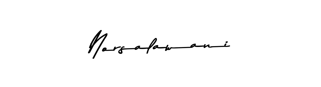 Design your own signature with our free online signature maker. With this signature software, you can create a handwritten (Asem Kandis PERSONAL USE) signature for name Norsalawani. Norsalawani signature style 9 images and pictures png