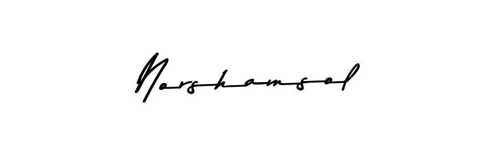 Here are the top 10 professional signature styles for the name Norshamsol. These are the best autograph styles you can use for your name. Norshamsol signature style 9 images and pictures png