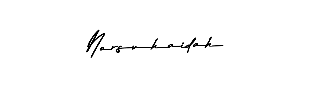 The best way (Asem Kandis PERSONAL USE) to make a short signature is to pick only two or three words in your name. The name Norsuhaidah include a total of six letters. For converting this name. Norsuhaidah signature style 9 images and pictures png