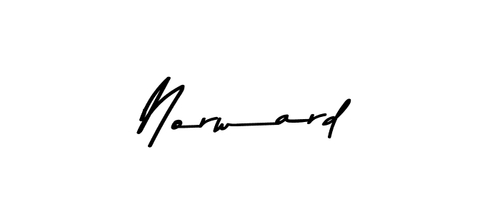 Use a signature maker to create a handwritten signature online. With this signature software, you can design (Asem Kandis PERSONAL USE) your own signature for name Norward. Norward signature style 9 images and pictures png