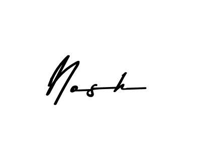 The best way (Asem Kandis PERSONAL USE) to make a short signature is to pick only two or three words in your name. The name Nosh include a total of six letters. For converting this name. Nosh signature style 9 images and pictures png