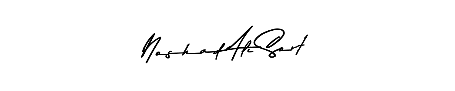 It looks lik you need a new signature style for name Noshad Ali Sort. Design unique handwritten (Asem Kandis PERSONAL USE) signature with our free signature maker in just a few clicks. Noshad Ali Sort signature style 9 images and pictures png