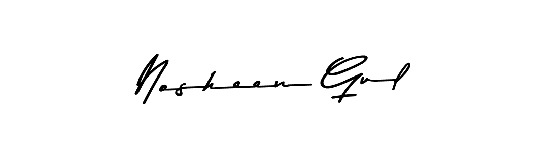 This is the best signature style for the Nosheen Gul name. Also you like these signature font (Asem Kandis PERSONAL USE). Mix name signature. Nosheen Gul signature style 9 images and pictures png
