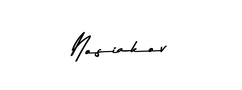 Also we have Nosiakov name is the best signature style. Create professional handwritten signature collection using Asem Kandis PERSONAL USE autograph style. Nosiakov signature style 9 images and pictures png