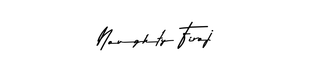 You should practise on your own different ways (Asem Kandis PERSONAL USE) to write your name (Noughty Firoj) in signature. don't let someone else do it for you. Noughty Firoj signature style 9 images and pictures png