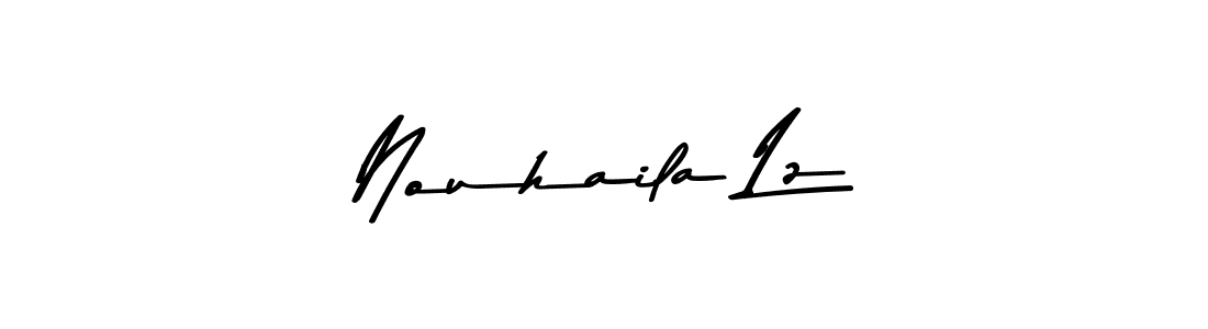 Also You can easily find your signature by using the search form. We will create Nouhaila Lz name handwritten signature images for you free of cost using Asem Kandis PERSONAL USE sign style. Nouhaila Lz signature style 9 images and pictures png