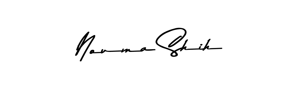 Asem Kandis PERSONAL USE is a professional signature style that is perfect for those who want to add a touch of class to their signature. It is also a great choice for those who want to make their signature more unique. Get Nouma Shih name to fancy signature for free. Nouma Shih signature style 9 images and pictures png