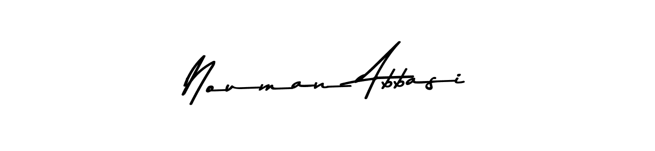 Design your own signature with our free online signature maker. With this signature software, you can create a handwritten (Asem Kandis PERSONAL USE) signature for name Nouman Abbasi. Nouman Abbasi signature style 9 images and pictures png