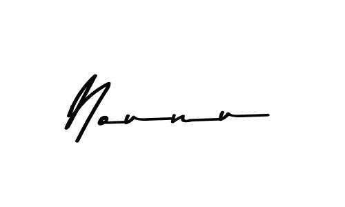 Use a signature maker to create a handwritten signature online. With this signature software, you can design (Asem Kandis PERSONAL USE) your own signature for name Nounu. Nounu signature style 9 images and pictures png