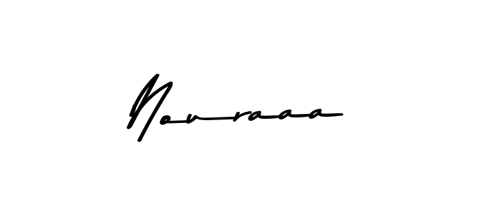 Make a beautiful signature design for name Nouraaa. With this signature (Asem Kandis PERSONAL USE) style, you can create a handwritten signature for free. Nouraaa signature style 9 images and pictures png