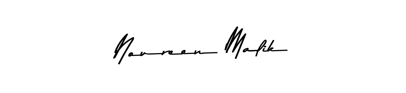 Design your own signature with our free online signature maker. With this signature software, you can create a handwritten (Asem Kandis PERSONAL USE) signature for name Noureen Malik. Noureen Malik signature style 9 images and pictures png