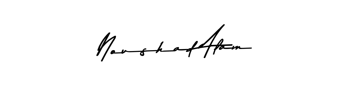 How to make Noushad Alam signature? Asem Kandis PERSONAL USE is a professional autograph style. Create handwritten signature for Noushad Alam name. Noushad Alam signature style 9 images and pictures png