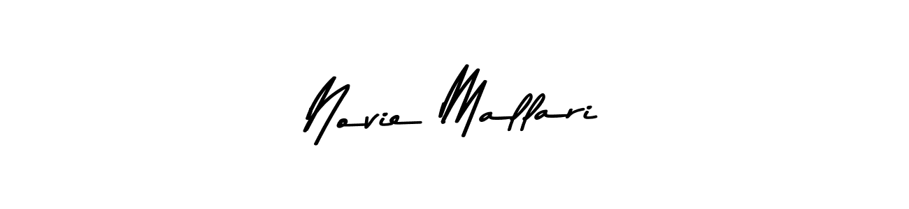 Also You can easily find your signature by using the search form. We will create Novie Mallari name handwritten signature images for you free of cost using Asem Kandis PERSONAL USE sign style. Novie Mallari signature style 9 images and pictures png