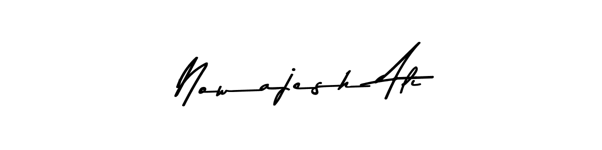 You can use this online signature creator to create a handwritten signature for the name Nowajesh Ali. This is the best online autograph maker. Nowajesh Ali signature style 9 images and pictures png