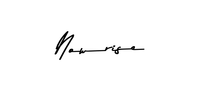 Make a beautiful signature design for name Nowrise. Use this online signature maker to create a handwritten signature for free. Nowrise signature style 9 images and pictures png