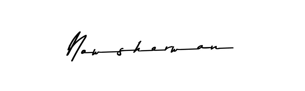 Create a beautiful signature design for name Nowsherwan. With this signature (Asem Kandis PERSONAL USE) fonts, you can make a handwritten signature for free. Nowsherwan signature style 9 images and pictures png