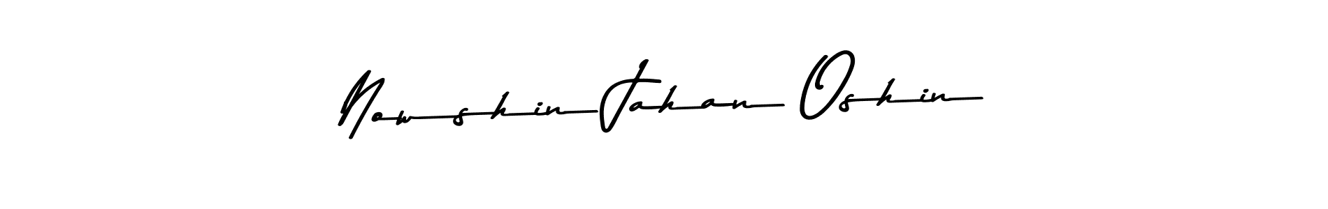 Similarly Asem Kandis PERSONAL USE is the best handwritten signature design. Signature creator online .You can use it as an online autograph creator for name Nowshin Jahan Oshin. Nowshin Jahan Oshin signature style 9 images and pictures png