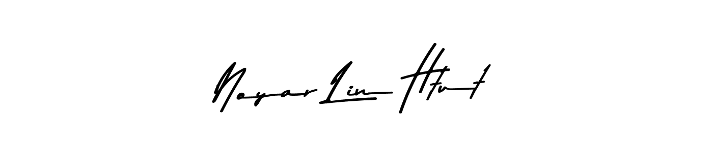 The best way (Asem Kandis PERSONAL USE) to make a short signature is to pick only two or three words in your name. The name Noyar Lin Htut include a total of six letters. For converting this name. Noyar Lin Htut signature style 9 images and pictures png