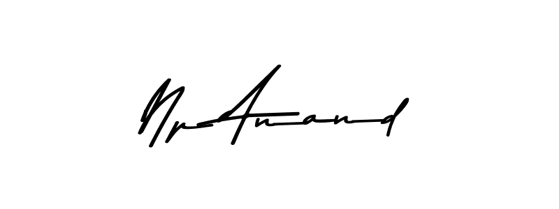 Create a beautiful signature design for name Np Anand. With this signature (Asem Kandis PERSONAL USE) fonts, you can make a handwritten signature for free. Np Anand signature style 9 images and pictures png