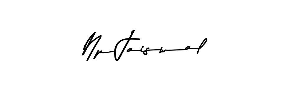 Make a beautiful signature design for name Np Jaiswal. With this signature (Asem Kandis PERSONAL USE) style, you can create a handwritten signature for free. Np Jaiswal signature style 9 images and pictures png