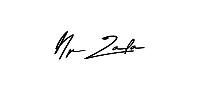 The best way (Asem Kandis PERSONAL USE) to make a short signature is to pick only two or three words in your name. The name Np Zala include a total of six letters. For converting this name. Np Zala signature style 9 images and pictures png