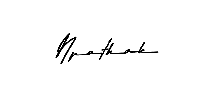 Similarly Asem Kandis PERSONAL USE is the best handwritten signature design. Signature creator online .You can use it as an online autograph creator for name Npathak. Npathak signature style 9 images and pictures png