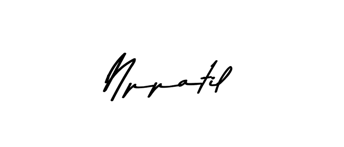 How to make Nppatil signature? Asem Kandis PERSONAL USE is a professional autograph style. Create handwritten signature for Nppatil name. Nppatil signature style 9 images and pictures png