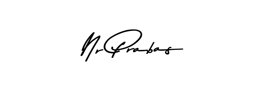 Use a signature maker to create a handwritten signature online. With this signature software, you can design (Asem Kandis PERSONAL USE) your own signature for name Nr Prabas. Nr Prabas signature style 9 images and pictures png