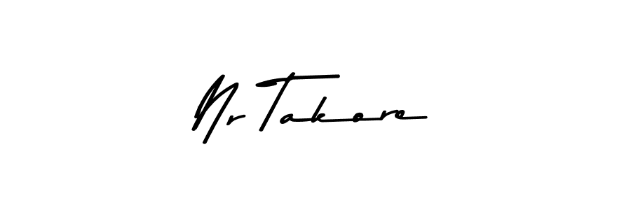 Nr Takore stylish signature style. Best Handwritten Sign (Asem Kandis PERSONAL USE) for my name. Handwritten Signature Collection Ideas for my name Nr Takore. Nr Takore signature style 9 images and pictures png
