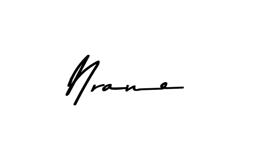 Make a beautiful signature design for name Nrane. With this signature (Asem Kandis PERSONAL USE) style, you can create a handwritten signature for free. Nrane signature style 9 images and pictures png