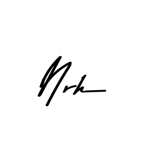 if you are searching for the best signature style for your name Nrh. so please give up your signature search. here we have designed multiple signature styles  using Asem Kandis PERSONAL USE. Nrh signature style 9 images and pictures png