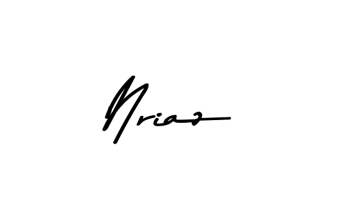Design your own signature with our free online signature maker. With this signature software, you can create a handwritten (Asem Kandis PERSONAL USE) signature for name Nriaz. Nriaz signature style 9 images and pictures png