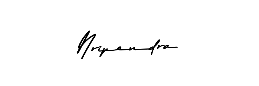 How to make Nripendra signature? Asem Kandis PERSONAL USE is a professional autograph style. Create handwritten signature for Nripendra name. Nripendra signature style 9 images and pictures png