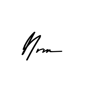 How to Draw Nrm signature style? Asem Kandis PERSONAL USE is a latest design signature styles for name Nrm. Nrm signature style 9 images and pictures png