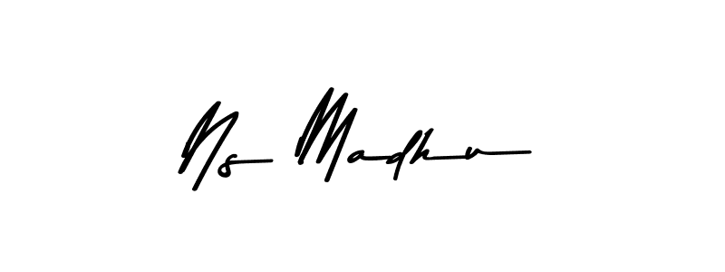 Here are the top 10 professional signature styles for the name Ns Madhu. These are the best autograph styles you can use for your name. Ns Madhu signature style 9 images and pictures png